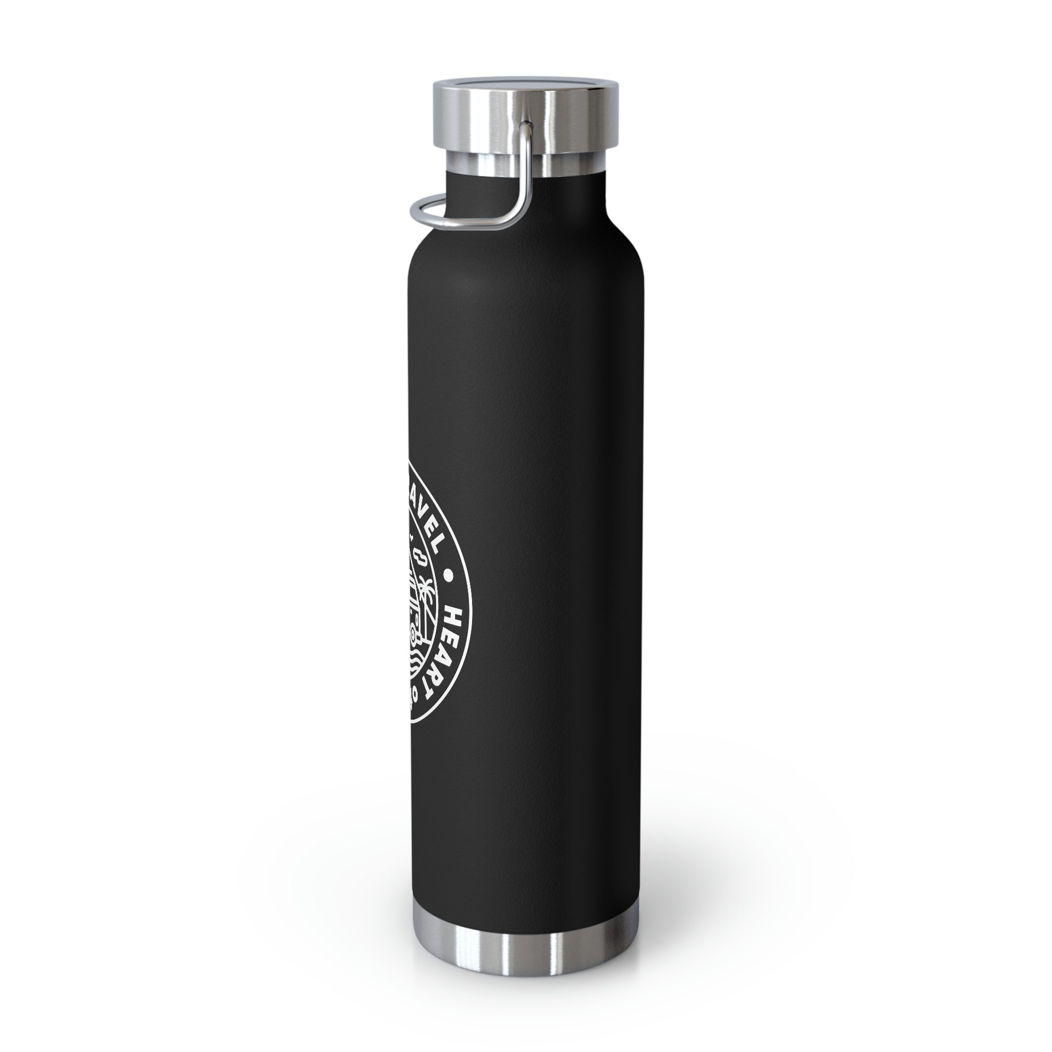 Heart of Travel Copper Vacuum Insulated Bottle, 22oz