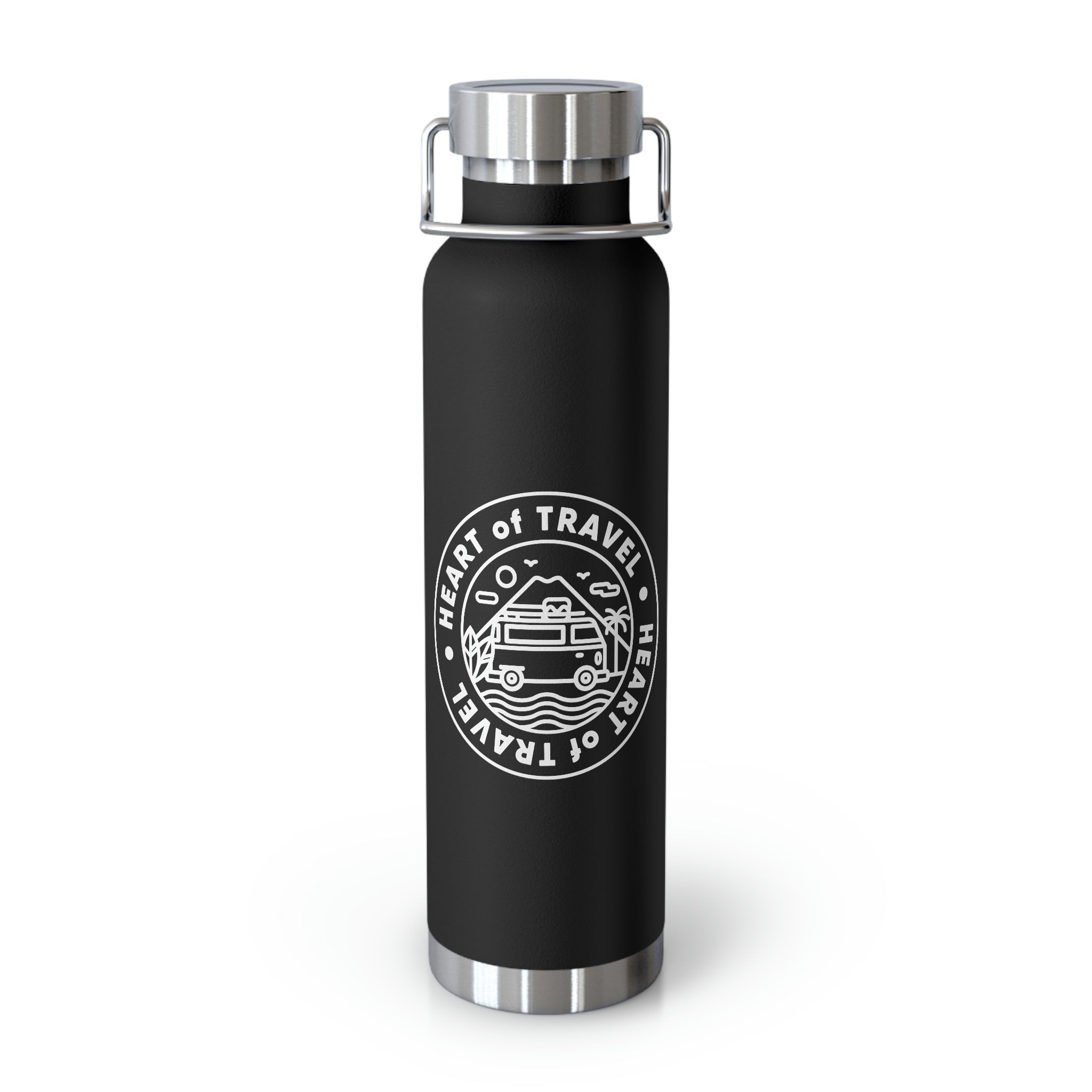 Heart of Travel Copper Vacuum Insulated Bottle, 22oz